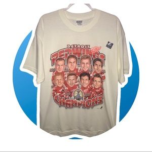 Vintage ‘02 Red Wings Championship T-shirt